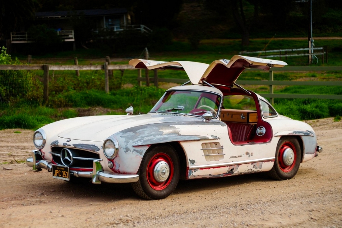 Как выглядит невосстановленный Mercedes 300SL Gullwing – Техосмотр  автомобилей